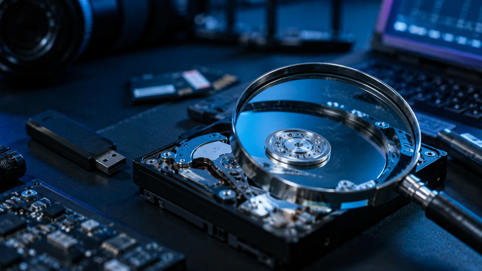 Digital forensics workstation used for electronic data investigation and eDiscovery