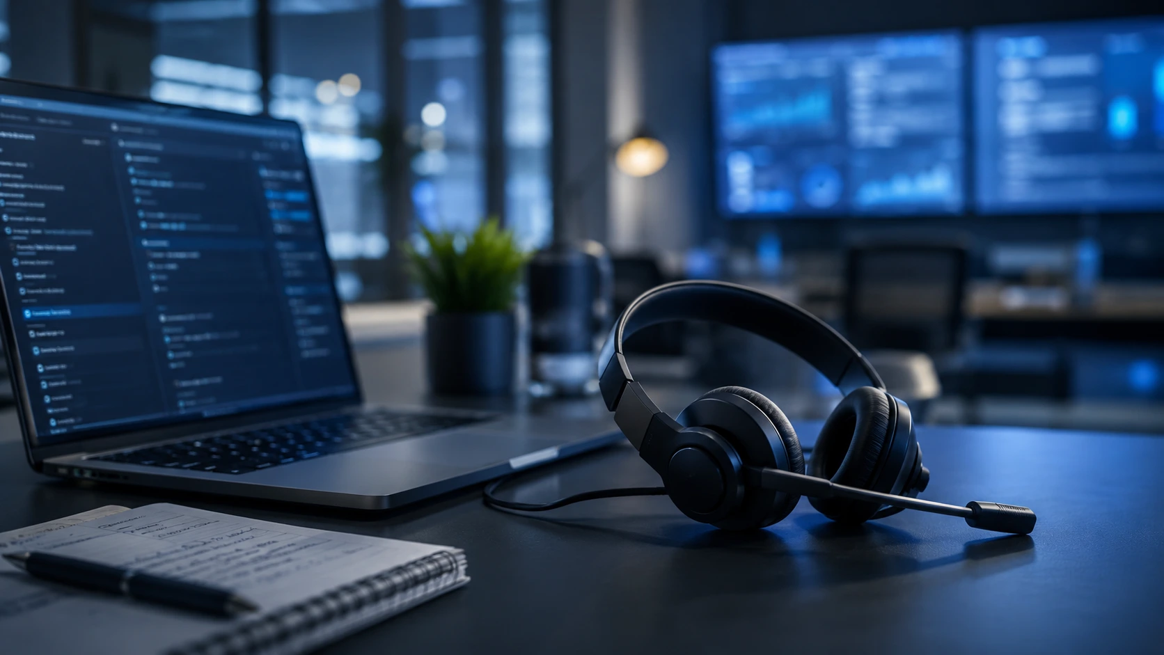 IT support workstation for remote and on-site business technology assistance